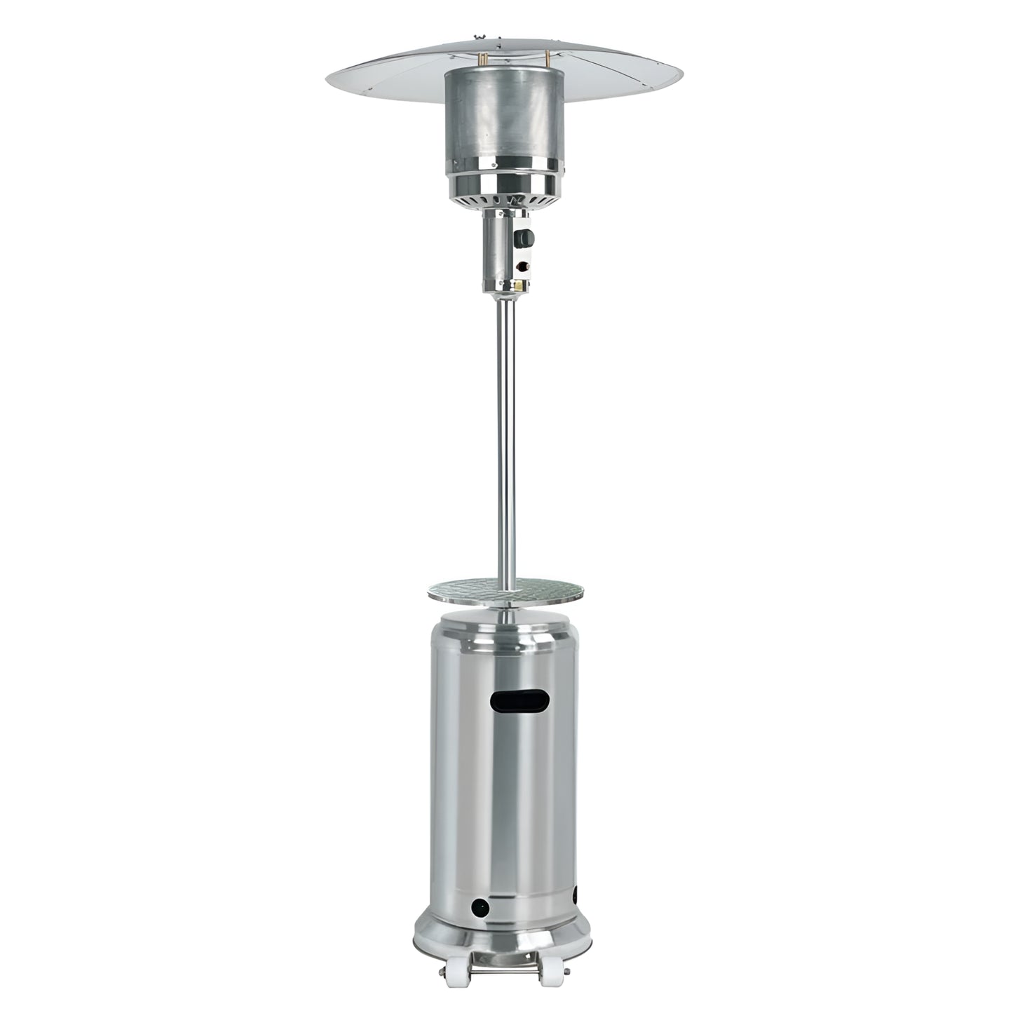 Patio Heater- 87'' Tall Stainless Steel Patio Heater with Table
